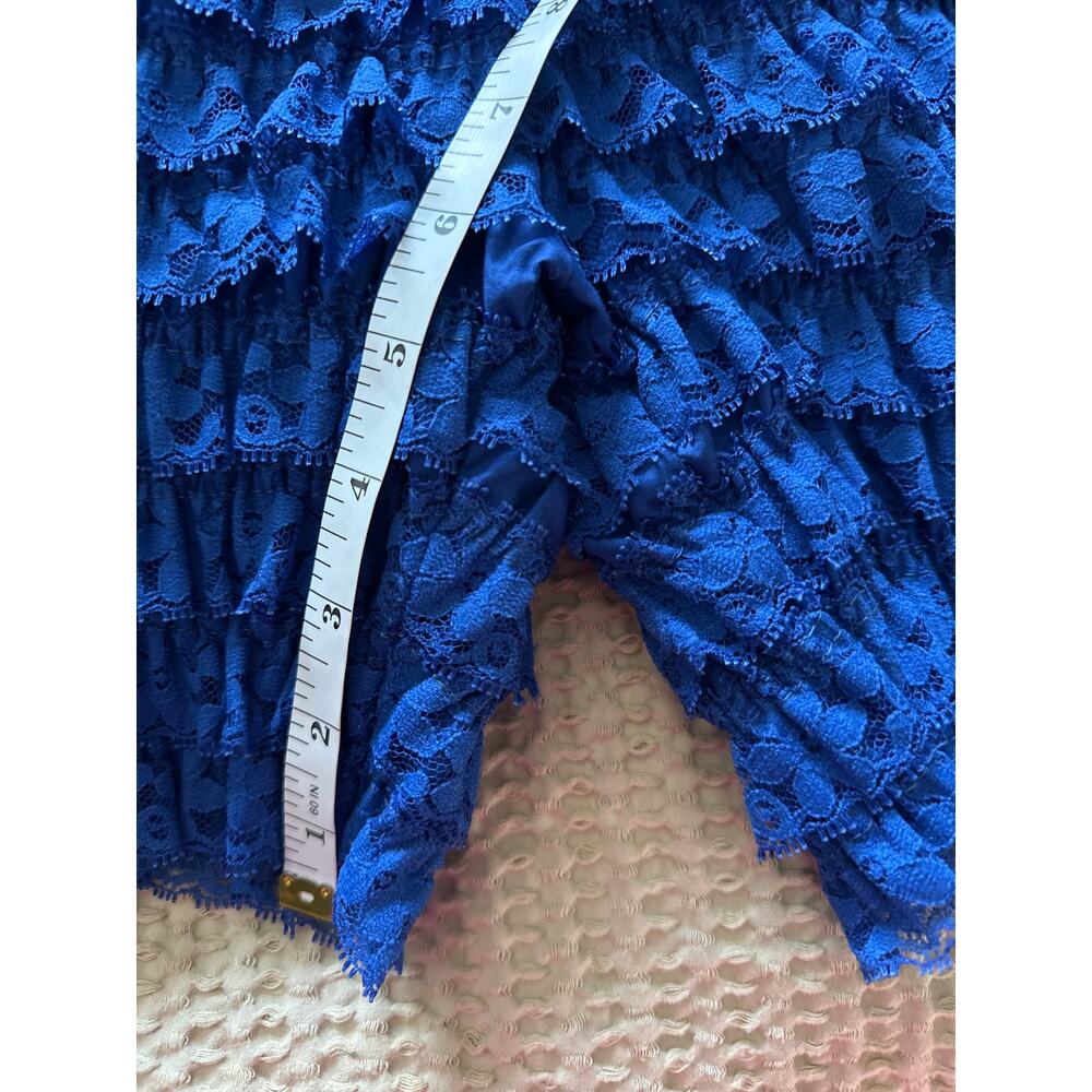 Vintage Malco Modes Royal Blue Square Dance Pettipants Bloomer Shorts Medium - Picture 6 of 6